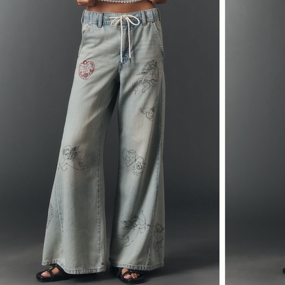 Anthropologie Pilcro Adi Mid Rise Flare - Picture 3 of 9